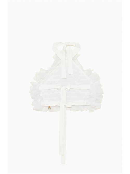 Top tulle bianco PATRIZIA PEPE | 7F0021W146